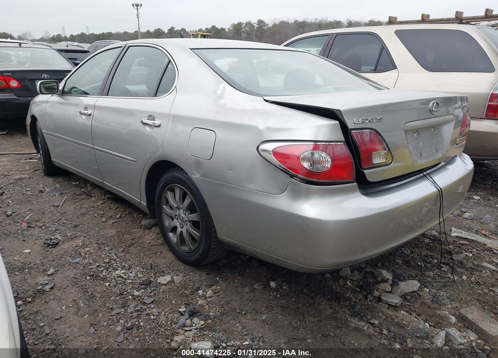 2003 LEXUS ES 300 VIN: JTHBF30G236001527