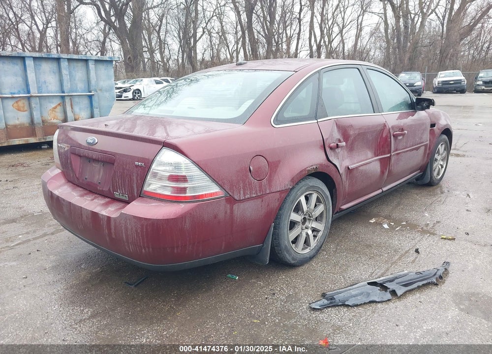 2008 FORD TAURUS SEL VIN: 1FAHP24W98G187630