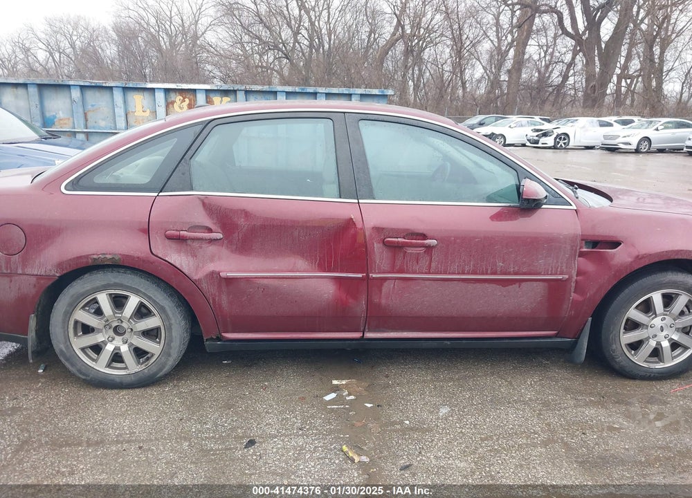 2008 FORD TAURUS SEL VIN: 1FAHP24W98G187630