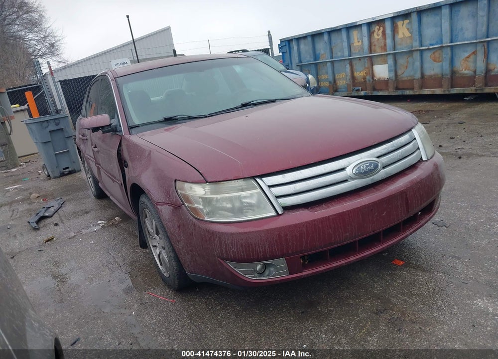 2008 FORD TAURUS SEL VIN: 1FAHP24W98G187630
