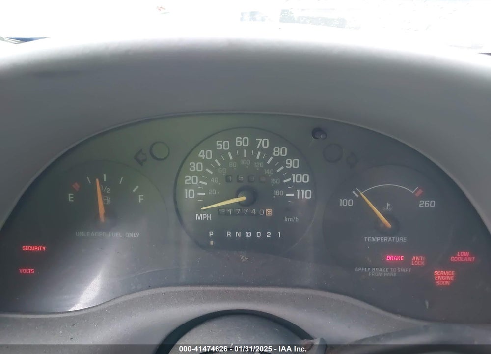 1995 CHEVROLET LUMINA VIN: 2G1WL52M7S9271766