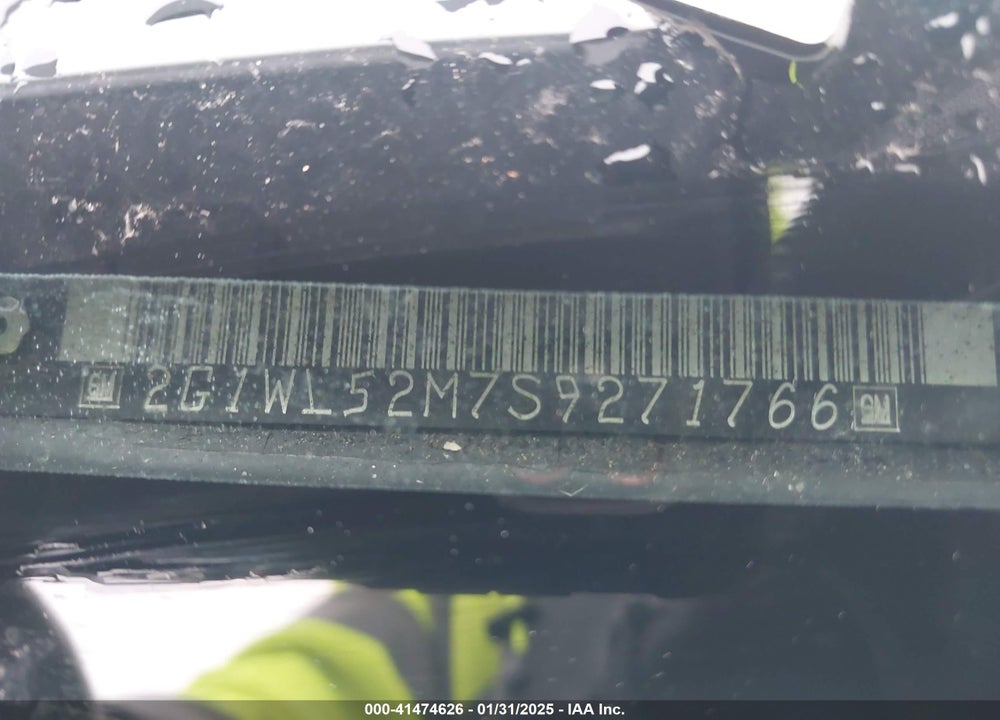 1995 CHEVROLET LUMINA VIN: 2G1WL52M7S9271766