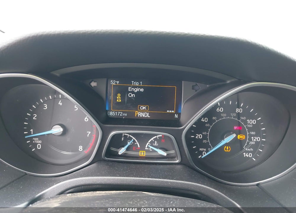 2018 FORD FOCUS VIN: 1FADP3F2XJL292205