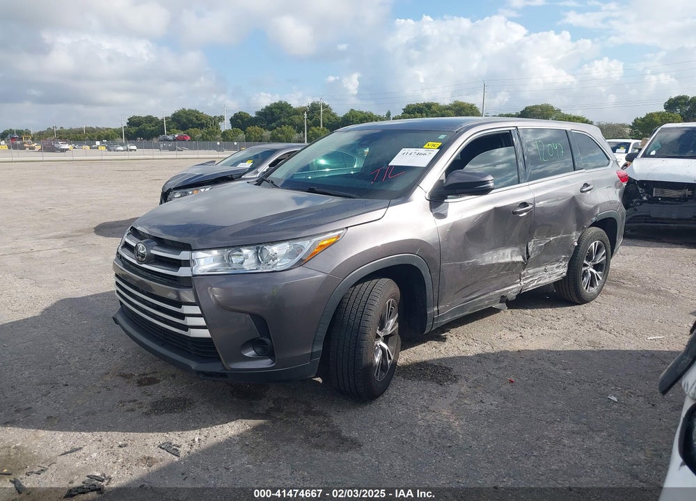 2019 TOYOTA HIGHLANDER VIN: 5TDZZRFH7KS290610