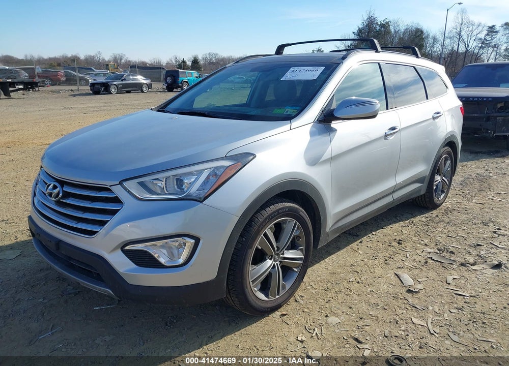 2014 HYUNDAI SANTA FE GLS VIN: KM8SR4HF8EU085311