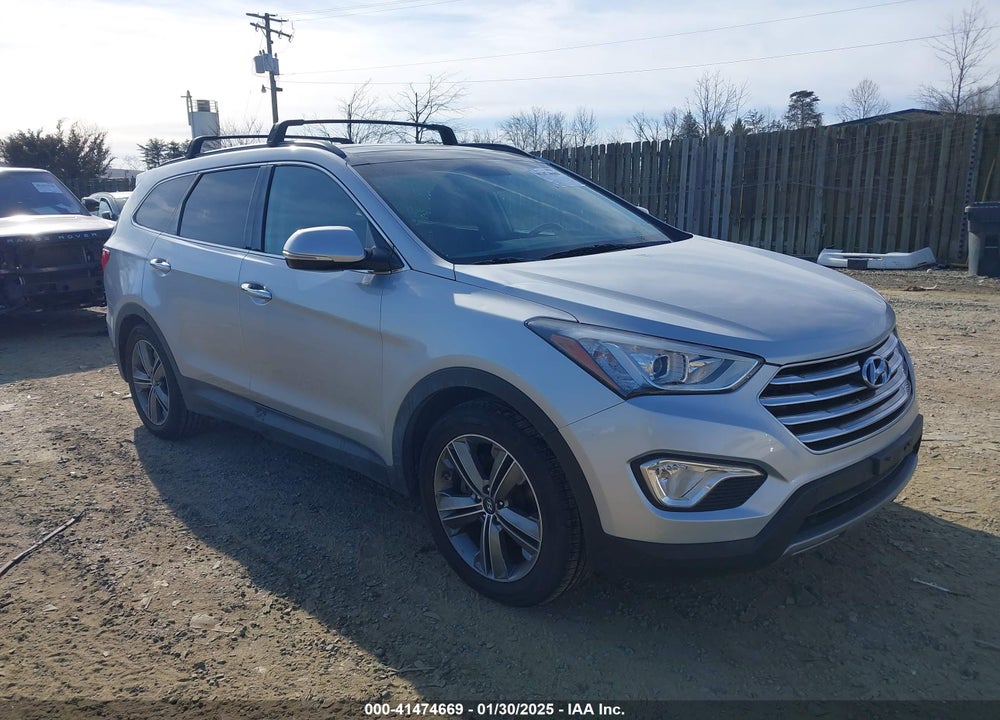 2014 HYUNDAI SANTA FE GLS VIN: KM8SR4HF8EU085311