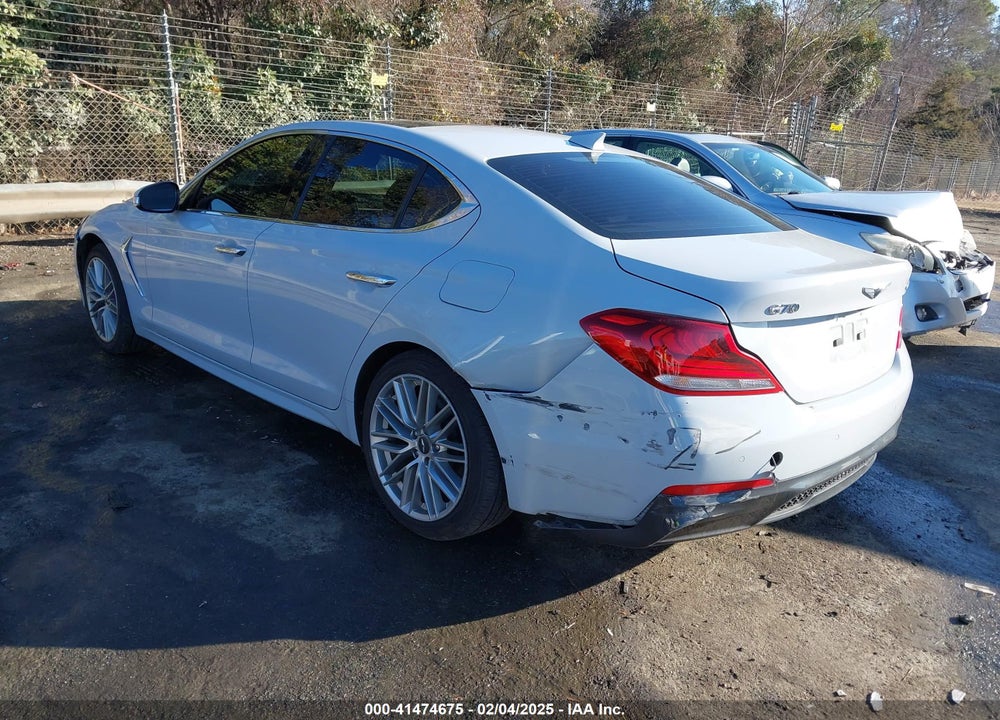 2021 GENESIS G70 VIN: KMTG34LA6MU075190