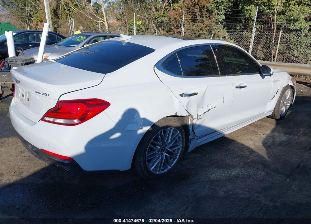 2021 GENESIS G70 VIN: KMTG34LA6MU075190