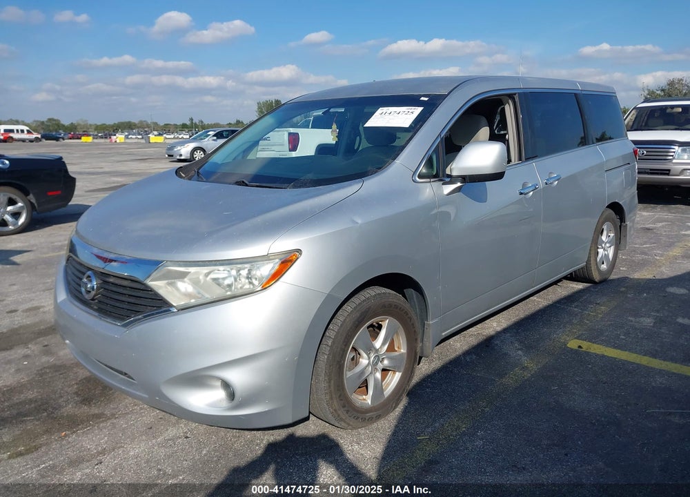 2011 NISSAN QUEST SV VIN: JN8AE2KP2B9008003