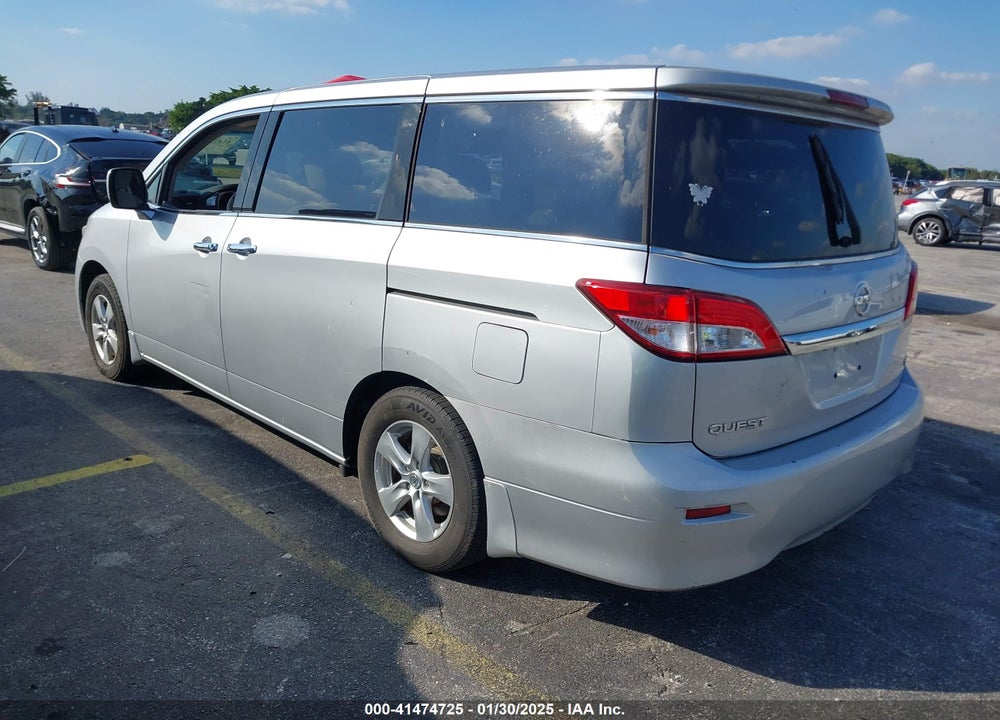 2011 NISSAN QUEST SV VIN: JN8AE2KP2B9008003