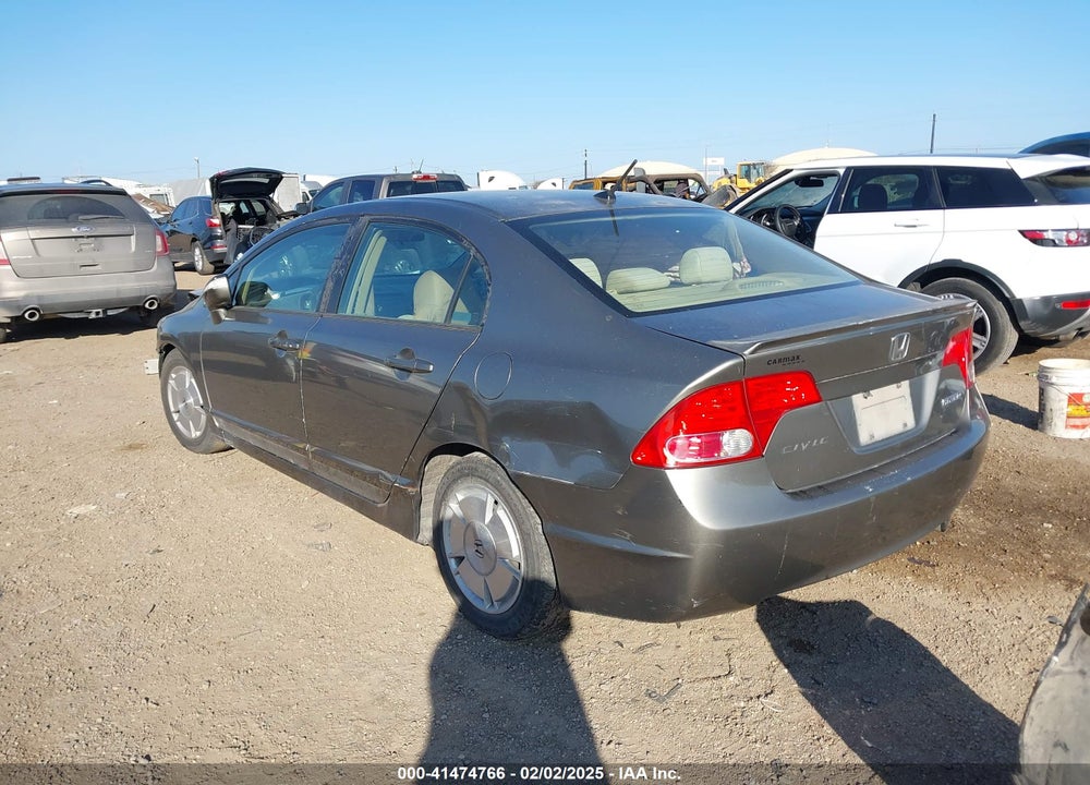 2007 HONDA CIVIC HYBRID VIN: JHMFA36247S006026