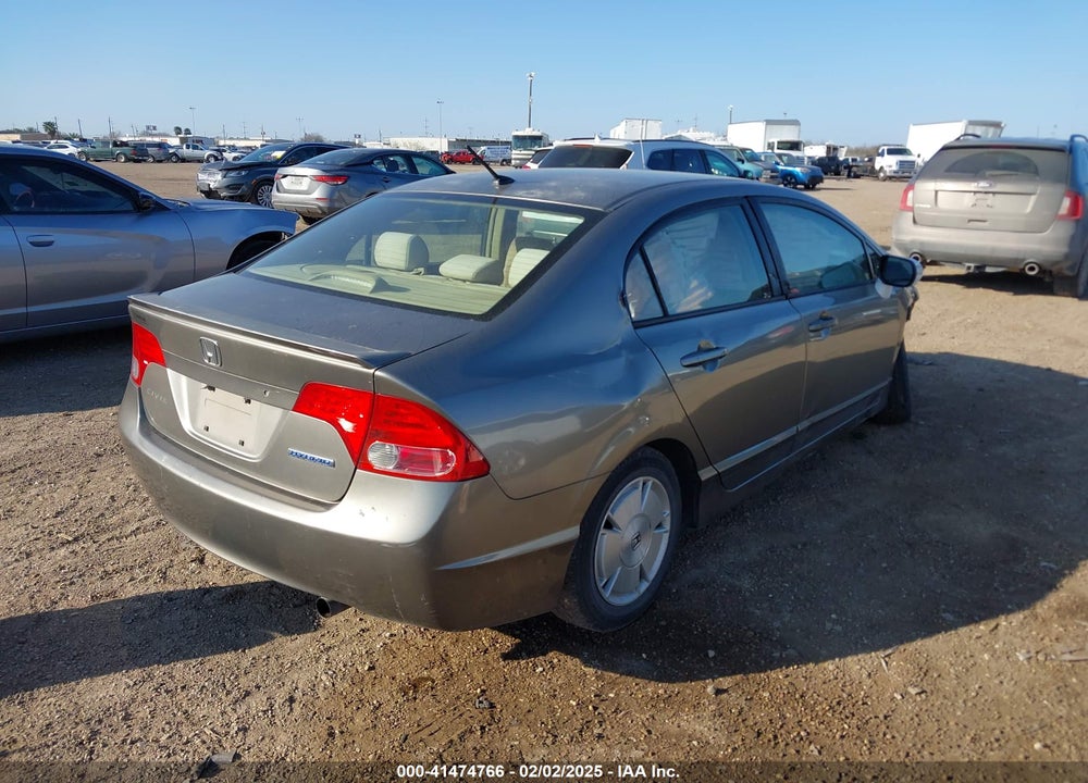 2007 HONDA CIVIC HYBRID VIN: JHMFA36247S006026