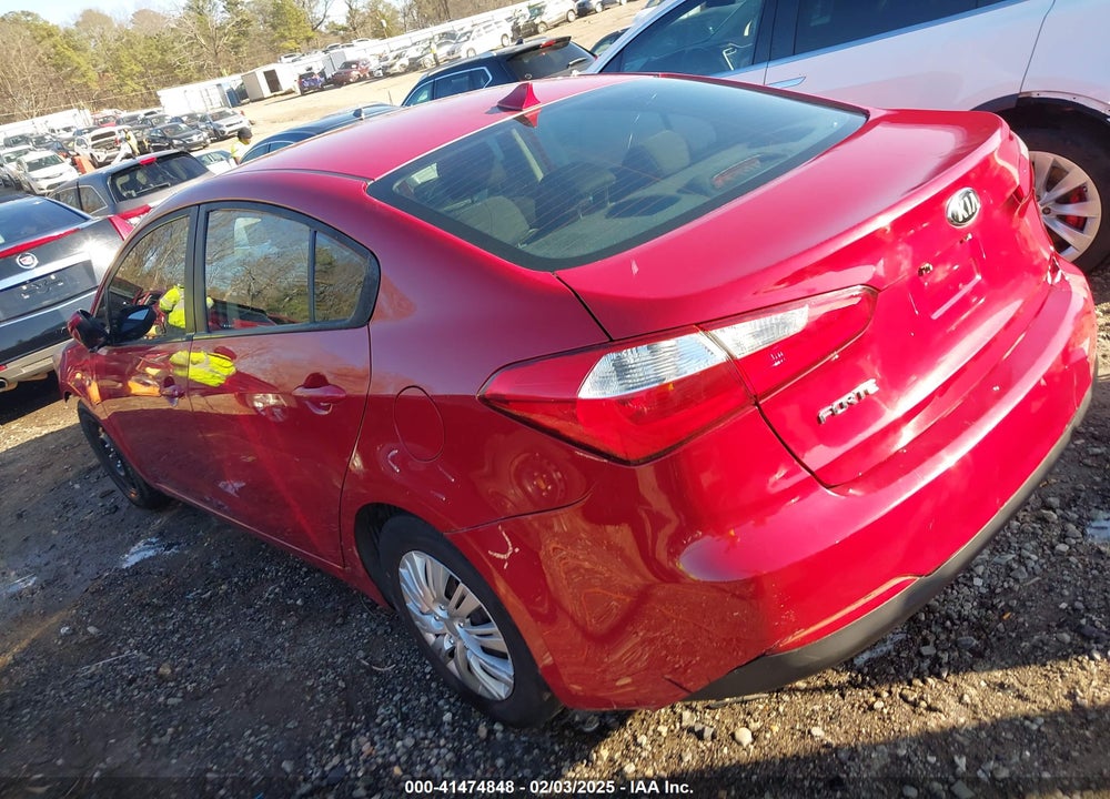 2016 KIA FORTE VIN: KNAFK4A64G5569698