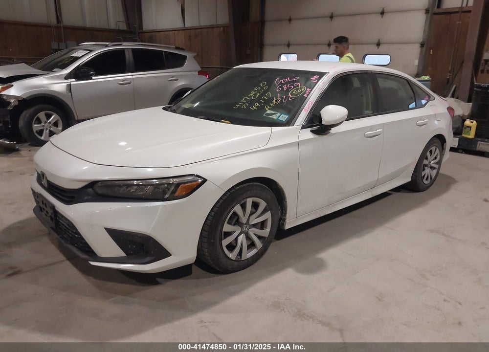 2022 HONDA CIVIC LX VIN: 2HGFE2F22NH549199