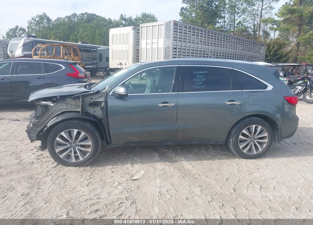 2014 ACURA MDX VIN: 5FRYD4H40EB032623