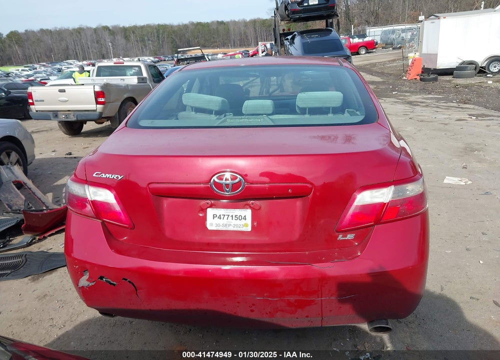 2007 TOYOTA CAMRY VIN: 4T1BK46K97U002024