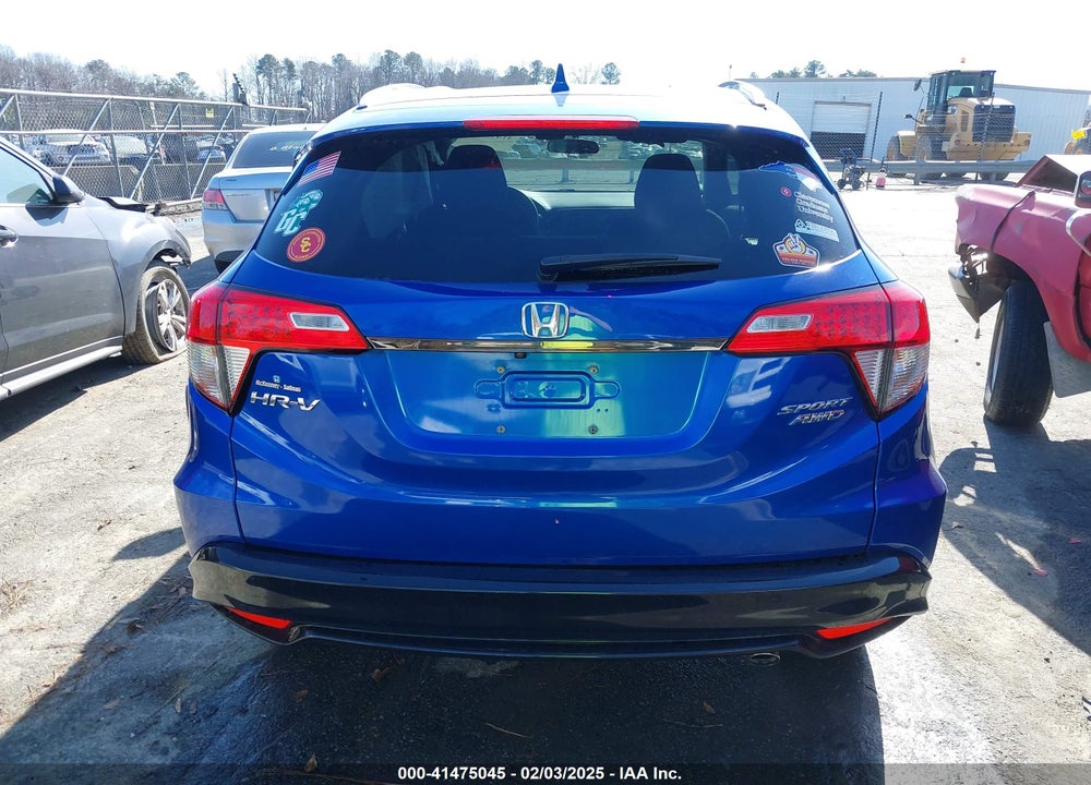 2022 HONDA HR-V AWD SPORT VIN: 3CZRU6H19NM723520