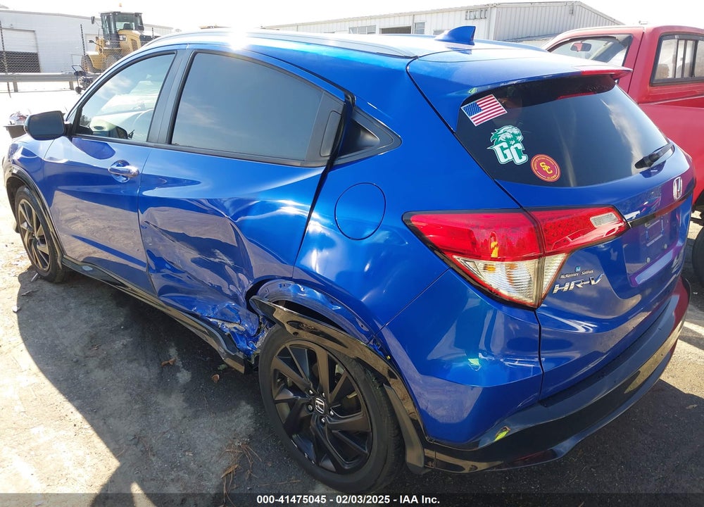 2022 HONDA HR-V AWD SPORT VIN: 3CZRU6H19NM723520
