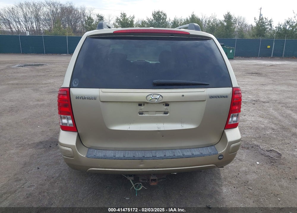 2007 HYUNDAI ENTOURAGE GLS/LIMITED/SE VIN: KNDMC233X76036201