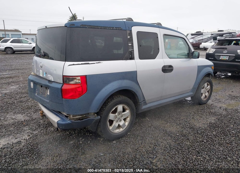 2005 HONDA ELEMENT EX VIN: 5J6YH28675L033996