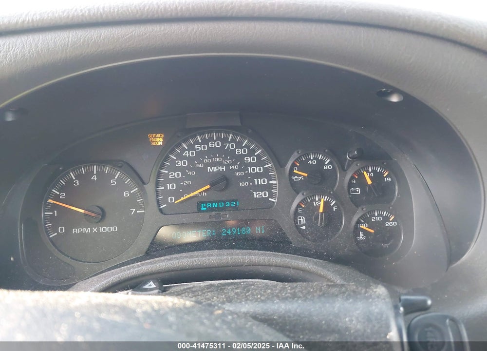 2003 CHEVROLET TRAILBLAZER LT VIN: 1GNDT13S632228371