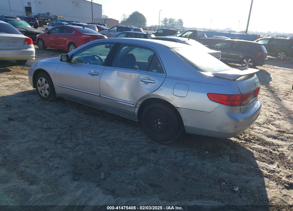 2005 HONDA ACCORD 2.4 LX VIN: 3HGCM56455G703400