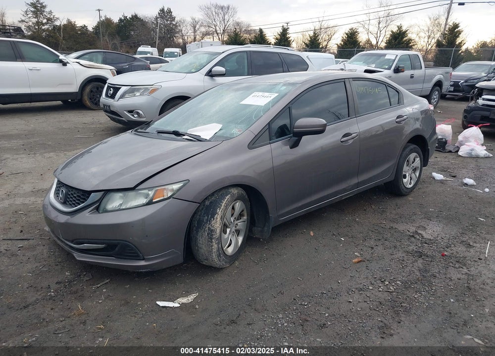 2014 HONDA CIVIC VIN: 19XFB2F55EE074144