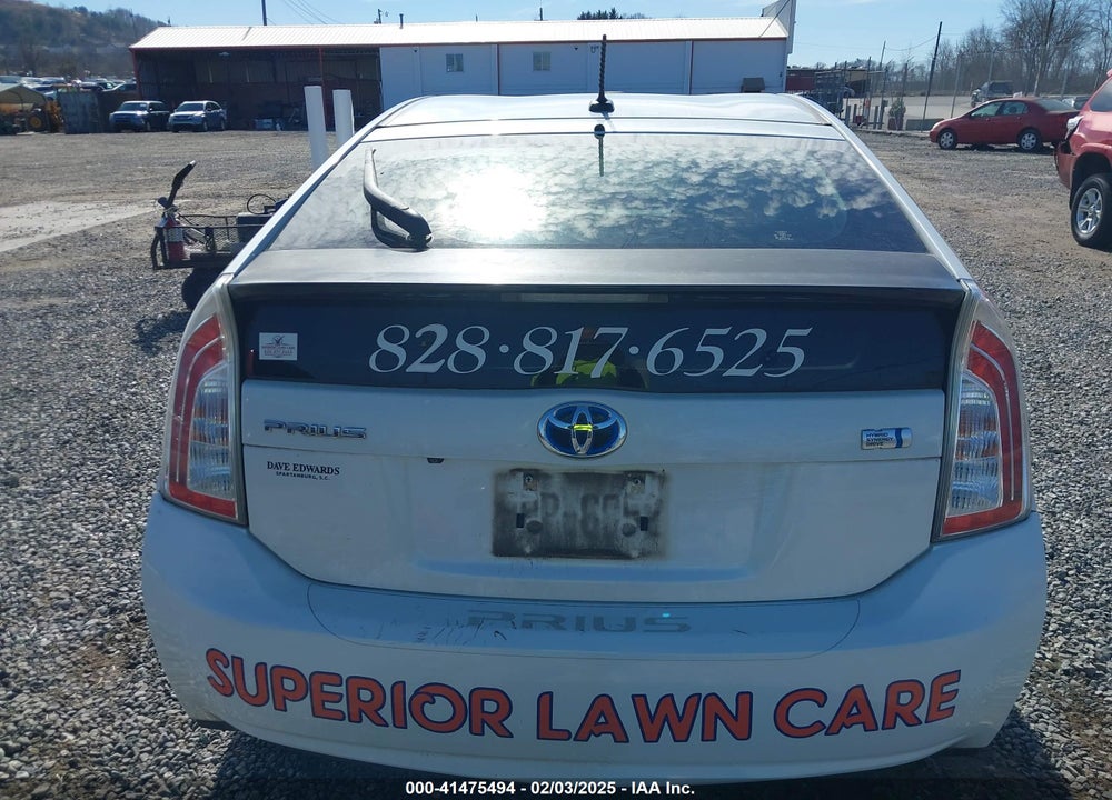 2012 TOYOTA PRIUS VIN: JTDKN3DU2C5443573