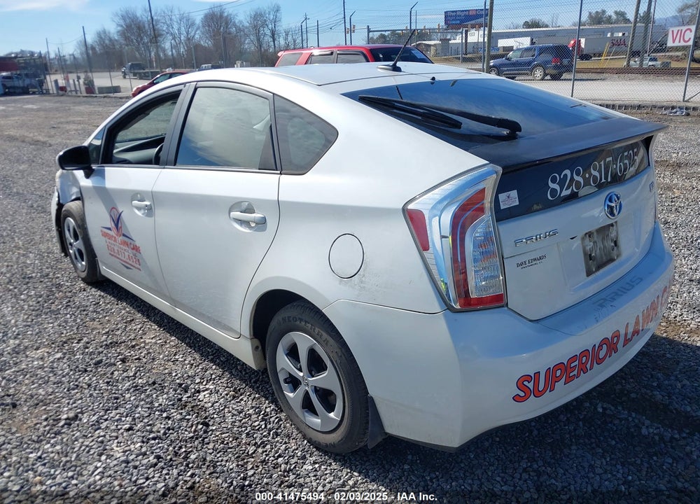 2012 TOYOTA PRIUS VIN: JTDKN3DU2C5443573