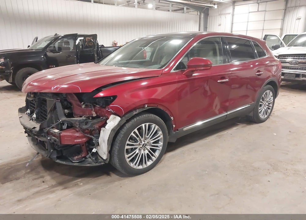 2016 LINCOLN MKX RESERVE VIN: 2LMPJ8LR1GBL43560