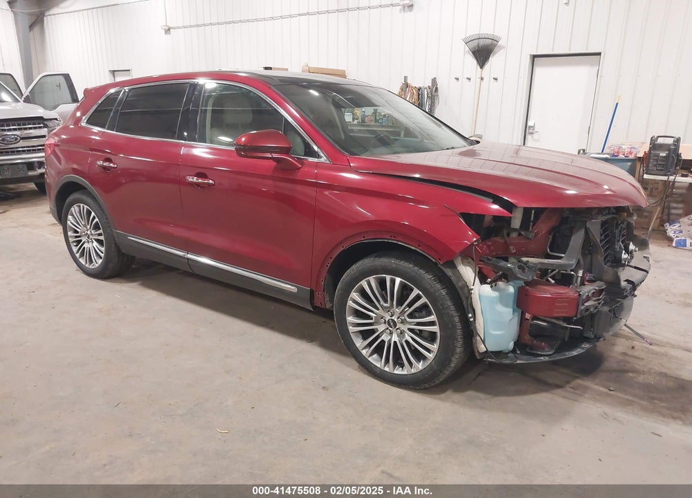 2016 LINCOLN MKX RESERVE VIN: 2LMPJ8LR1GBL43560