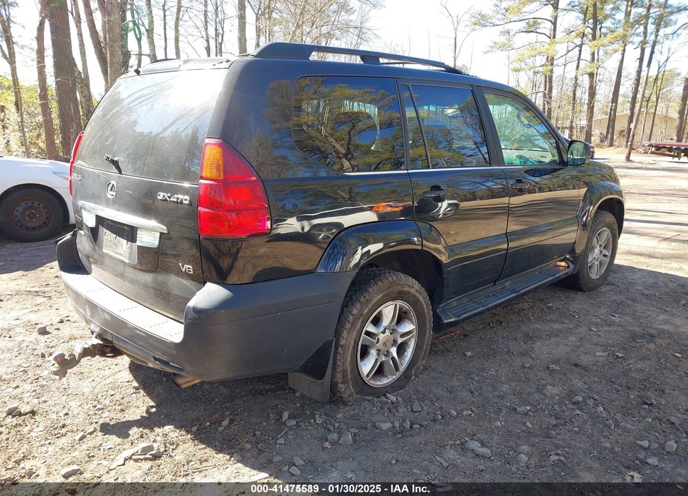 2004 LEXUS GX 470 VIN: JTJBT20X540025326