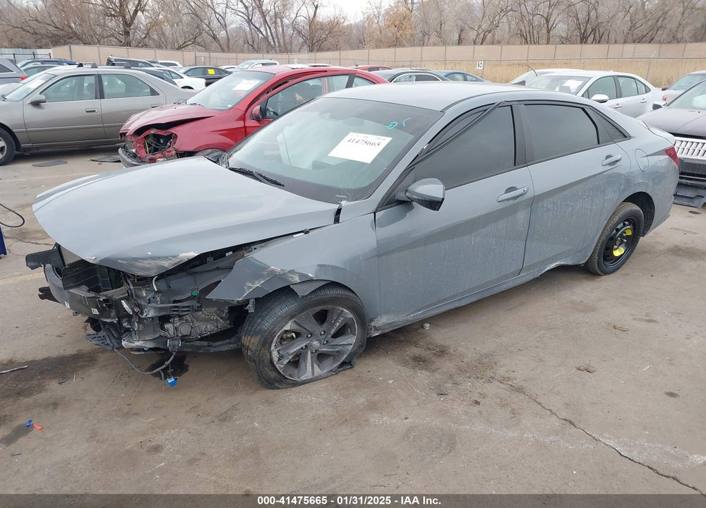 2021 HYUNDAI ELANTRA VIN: KMHLM4AG5MU116681