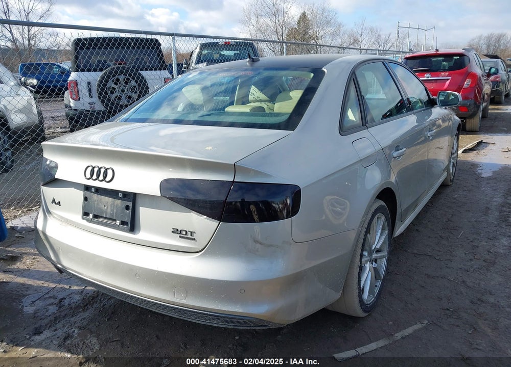 2014 AUDI A4 VIN: WAUFFAFL5EN021658