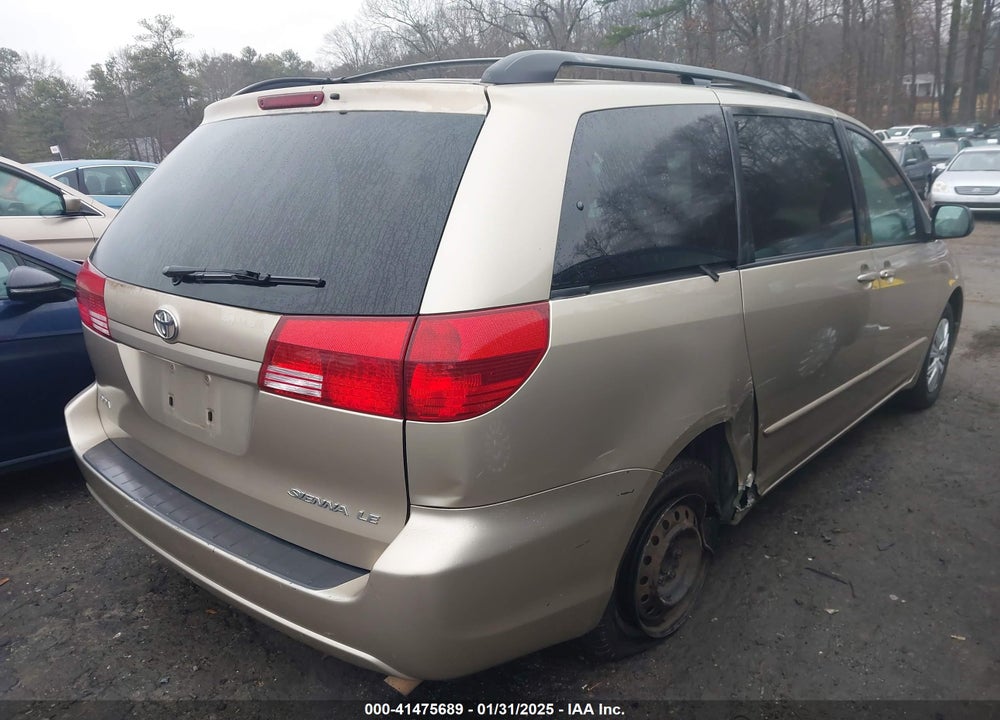 2004 TOYOTA SIENNA CE/LE VIN: 5TDZA23C74S124761
