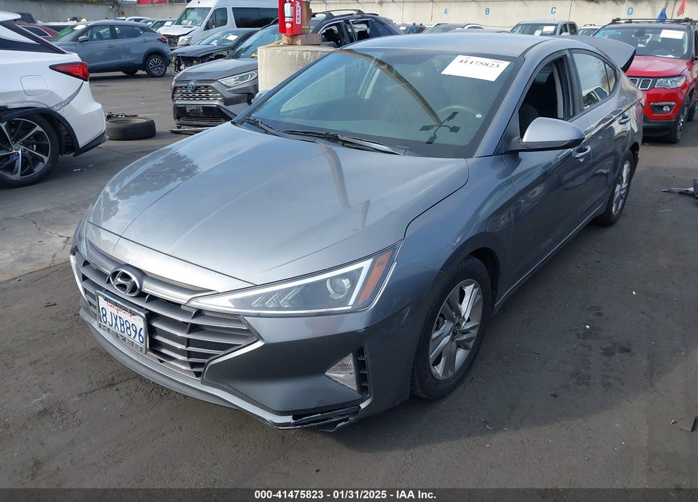 2019 HYUNDAI ELANTRA VIN: KMHD84LF6KU761611