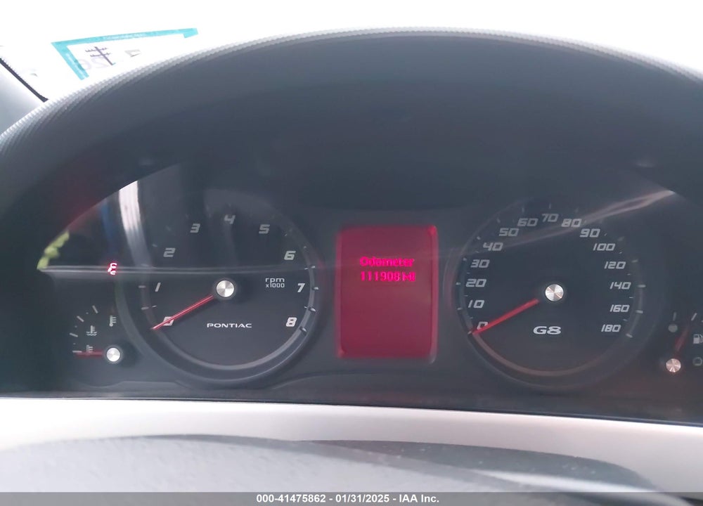 2009 PONTIAC G8 GT VIN: 6G2EC57Y29L301572