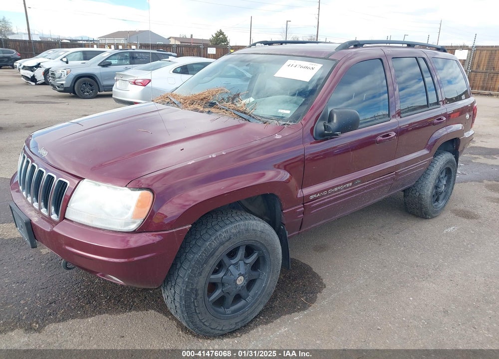 2002 JEEP GRAND CHEROKEE LIMITED VIN: 1J8GW58N02C324540