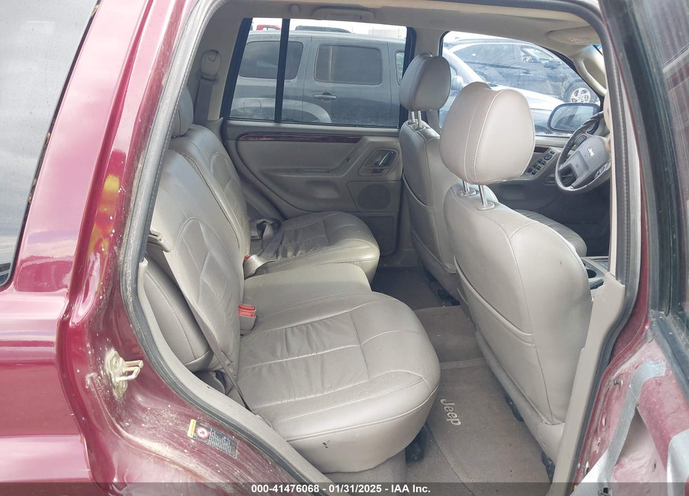 2002 JEEP GRAND CHEROKEE LIMITED VIN: 1J8GW58N02C324540