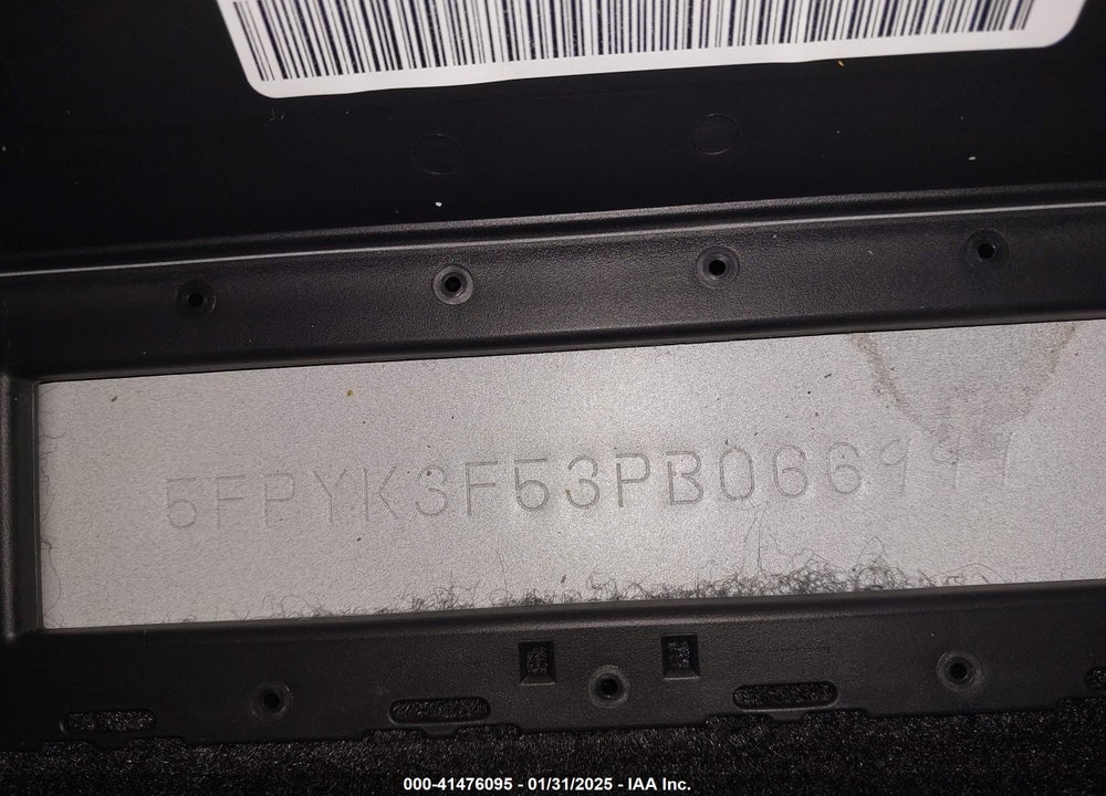 2023 HONDA RIDGELINE VIN: 5FPYK3F53PB066997