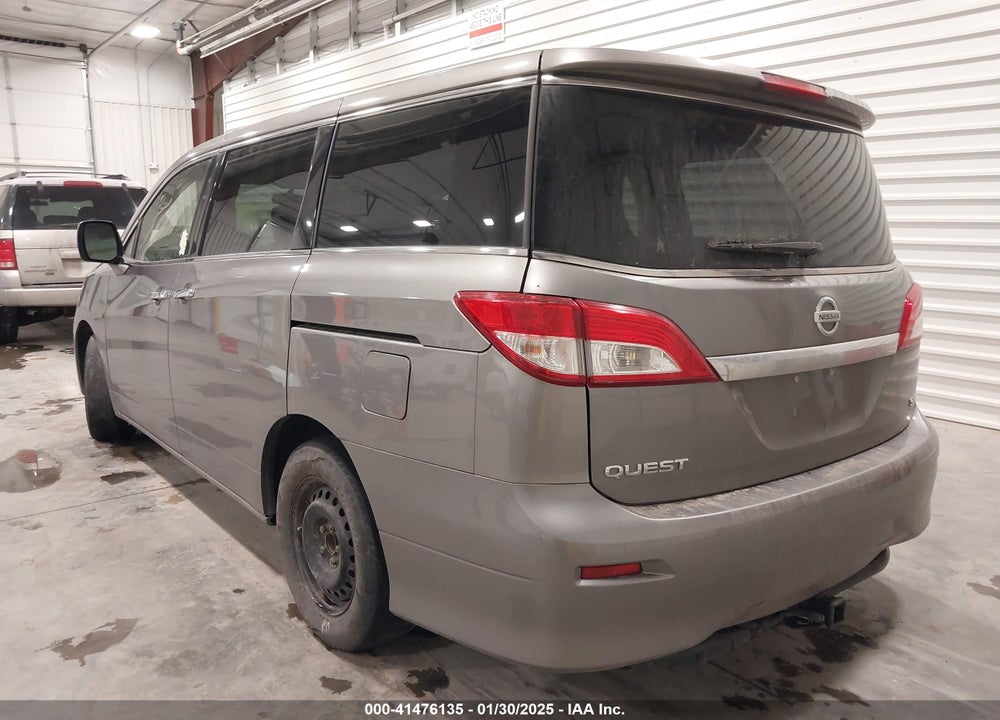 2012 NISSAN QUEST S VIN: JN8AE2KP7C9043573