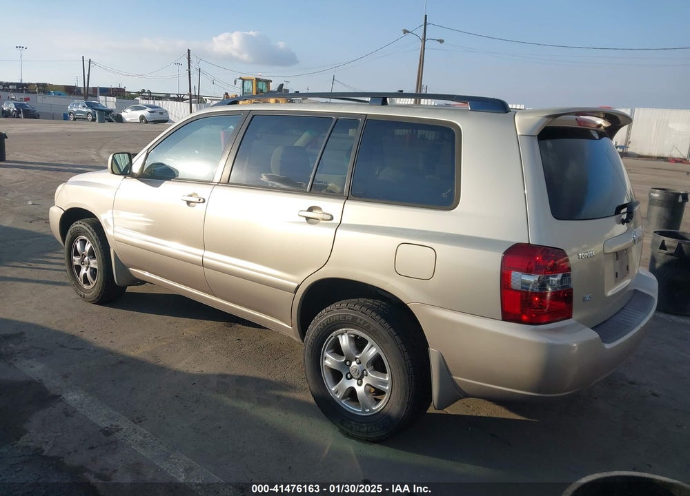 2006 TOYOTA HIGHLANDER V6 VIN: JTEDP21A260124131