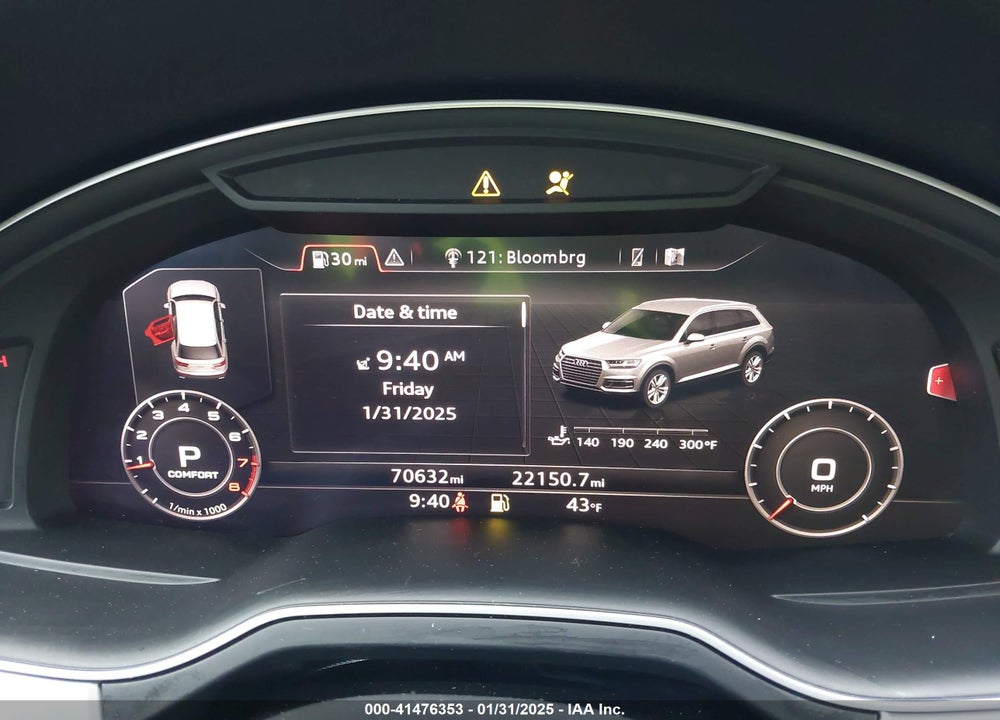 2019 AUDI Q7 45 PREMIUM VIN: WA1LHAF73KD043611