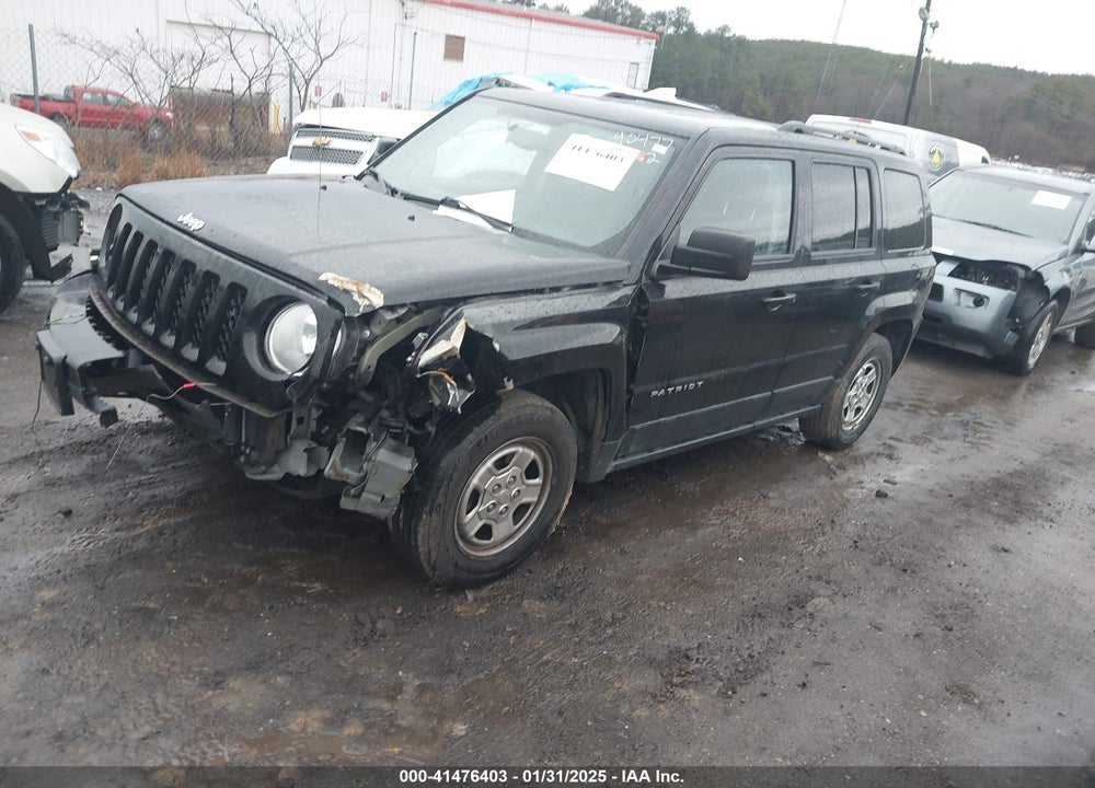 2017 JEEP PATRIOT VIN: 1C4NJPBA7HD122716