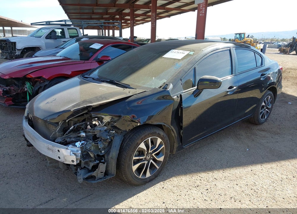 2014 HONDA CIVIC VIN: 19XFB2F86EE209707