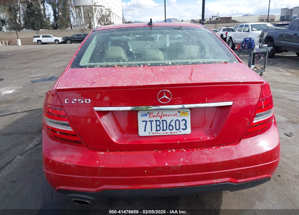 2013 MERCEDES-BENZ C 250 VIN: WDDGF4HB6DA793496
