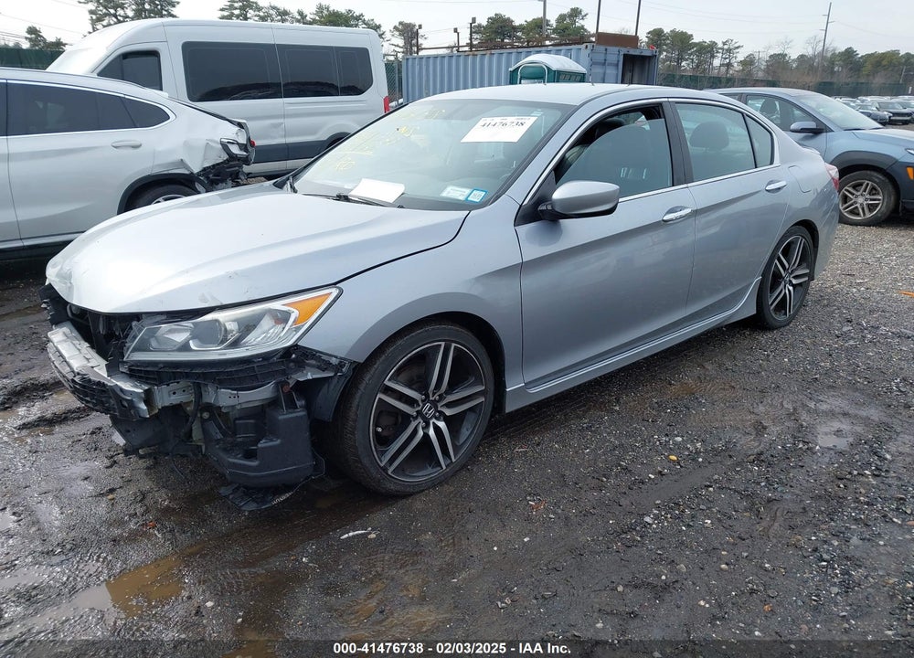 2017 HONDA ACCORD SPORT VIN: 1HGCR2F57HA297261