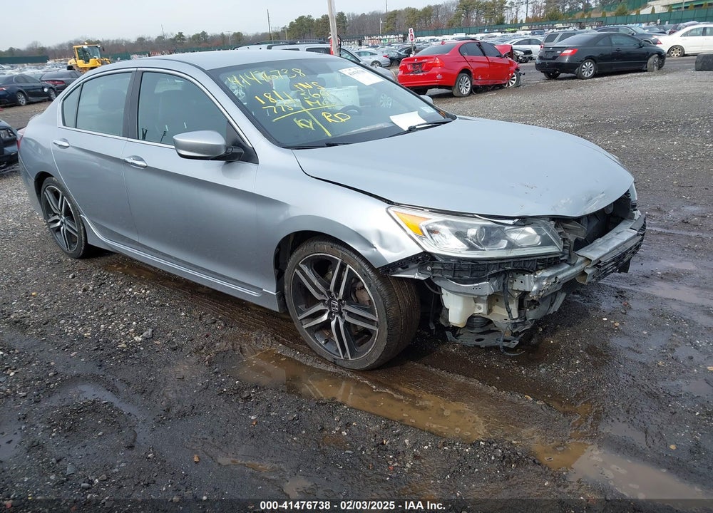 2017 HONDA ACCORD SPORT VIN: 1HGCR2F57HA297261