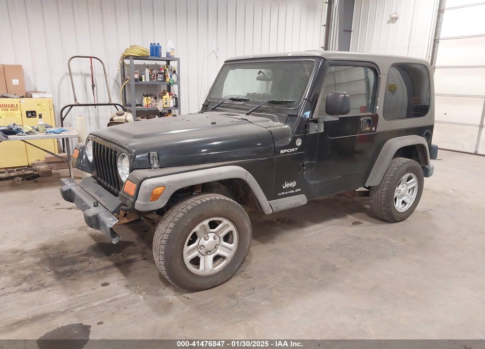 2006 JEEP WRANGLER SPORT RHD VIN: 1J4F449S56P741328