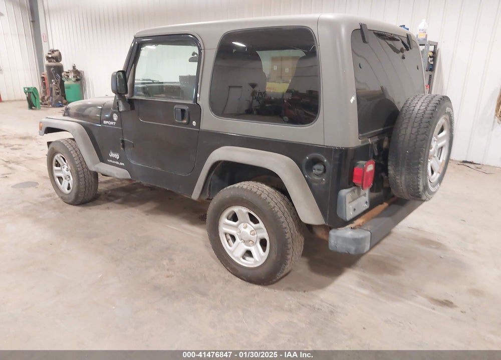 2006 JEEP WRANGLER SPORT RHD VIN: 1J4F449S56P741328
